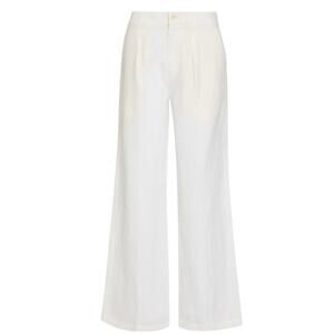 New Alex Mill Madeline Pleat Twill Trouser $175 Mid Rise Casual Boho 1819-21